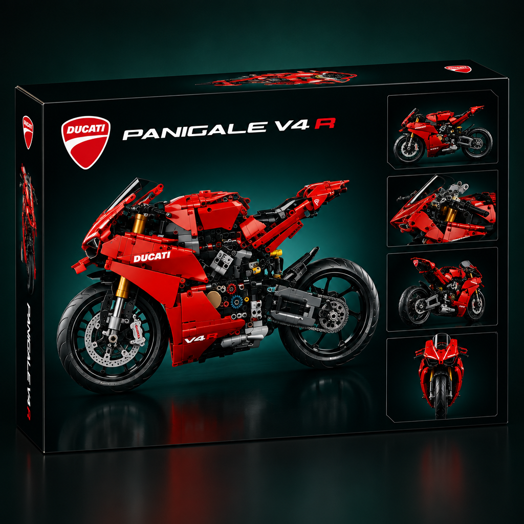 Clayton's Toys Ducati Panigale V4 S Motorcycle Building Set 42202