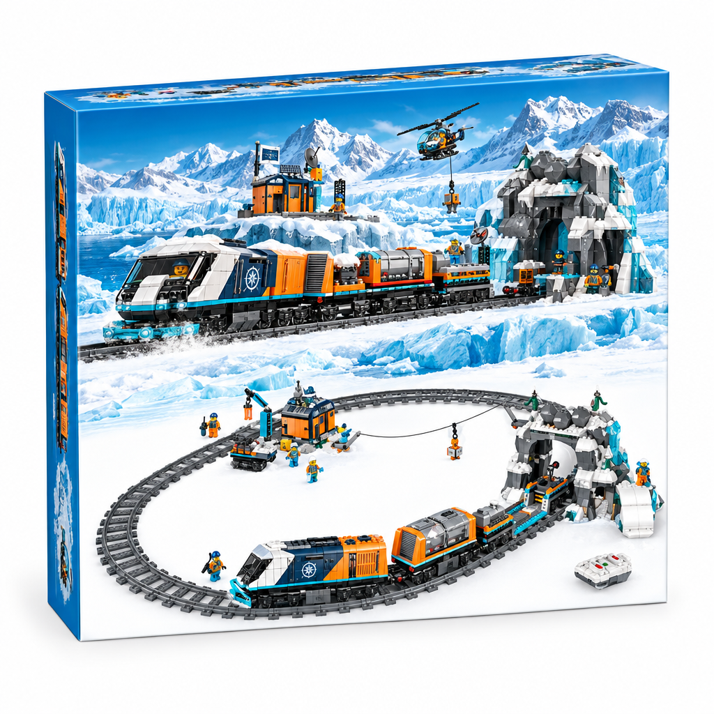 Clayton's Toys Explorers Arctic Polar Express Train 60470