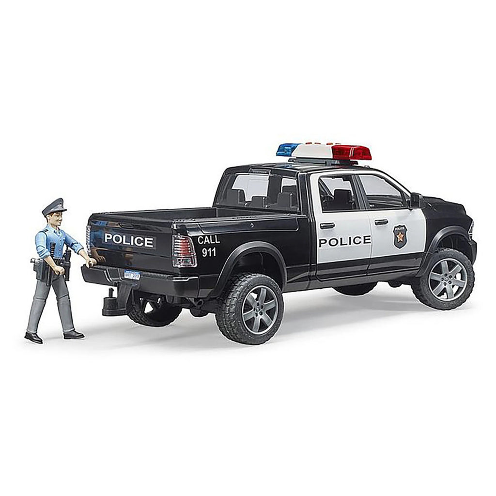 Clayton's Toys 1/16 Police Ram 2500 with Policeman Officer