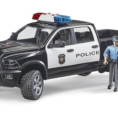Clayton's Toys 1/16 Police Ram 2500 with Policeman Officer